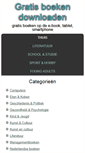 Mobile Screenshot of gratis-boeken-downloaden.com